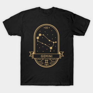 Gemini Gold Sigil T-Shirt